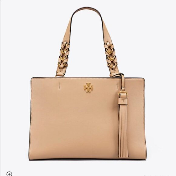 TORY BURCH "Brooke" Satchel Handbag - Picture 1 of 12